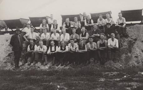 Gruppe des Freiwilligen Arbeitsdienstes im Raum Lingen um 1932 