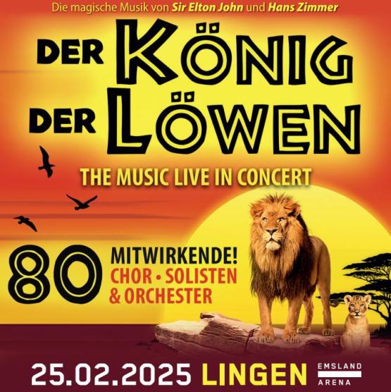Plakat der König der Löwen 