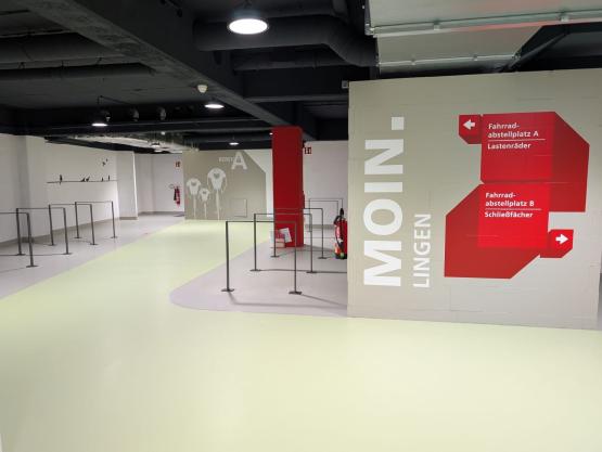 Fahrradgarage Fietsenpark innen 