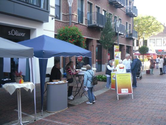 Die Aussteller gaben Anlass zu vielen Gesprächen 