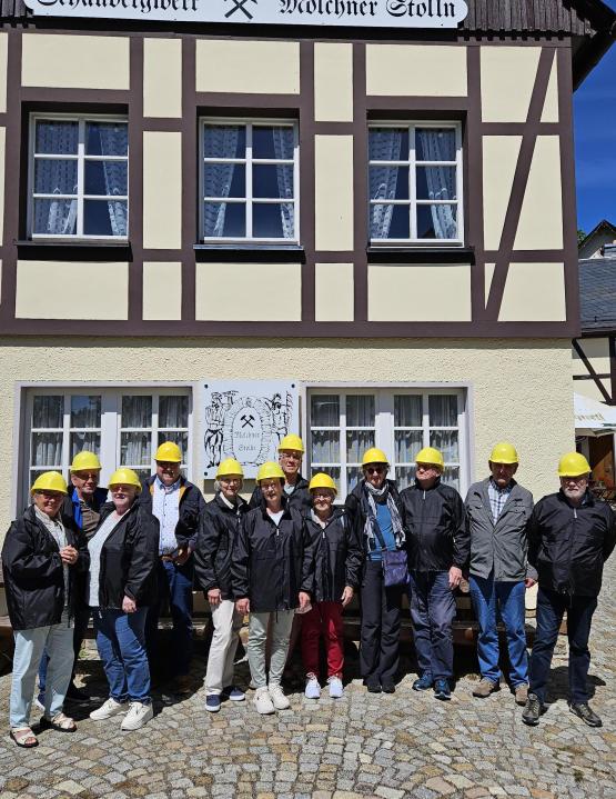 Besuch im Mollchner Stollen der Seniorenvertretung Lingen.