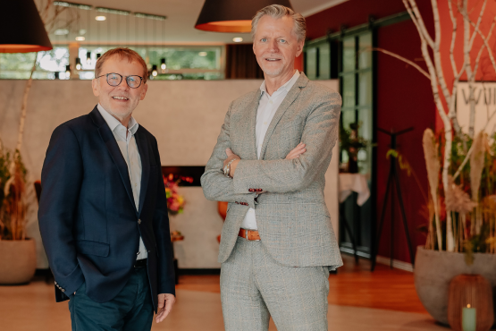  Johannes Hegger (l.) und Wolfgang Hackmann (r.)