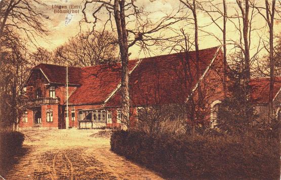Der Böhmerhof auf einer Postkarte um 1950.