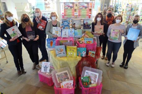 Medienboxen für Kinder der Stadtbibliothek Lingen 
