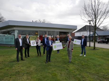 Pressetermin wegen neuem Logo Südliches Emsland