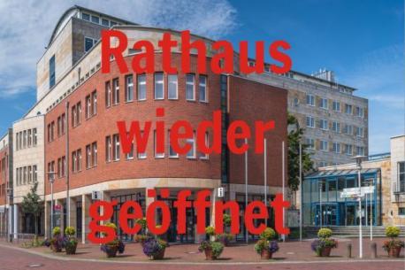 Rathaus wieder geöffnet 