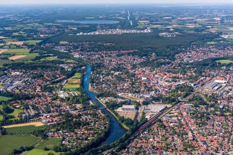 Luftbild von Lingen 