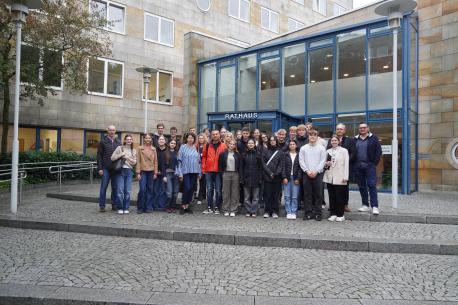 Schüler aus dem ungarischen Mezöberény auf Stippvisite in Lingen.