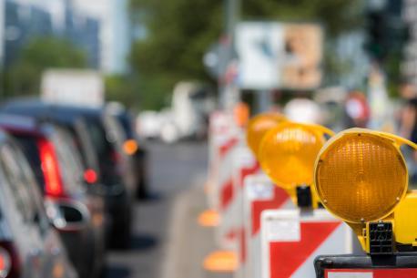 Durch Verkehrseinschränkungen wird der Berufsverkehr beeinträchtigt 