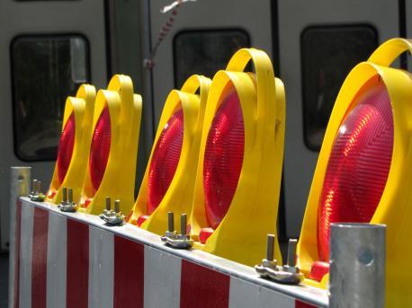 Sperrung Bahnübergang 
