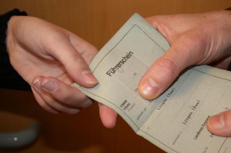 Rückgabe eines alten Führerscheins