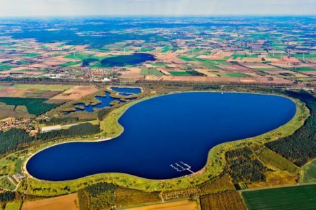 Speicherbecken Luftbild