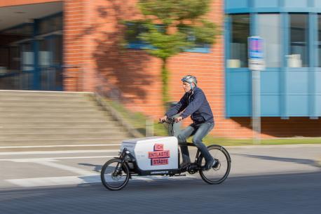 Lastenrad im Straßenverkehr