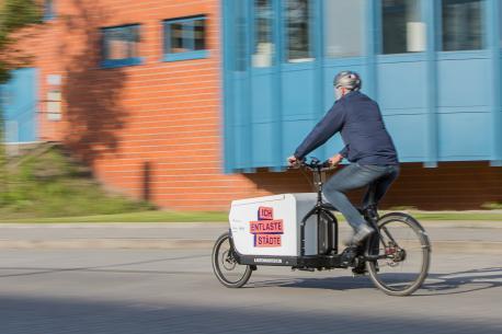 Lastenrad im Straßenverkehr