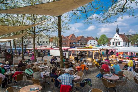 Pöttemarkt auf dem Lingener Marktplatz.
