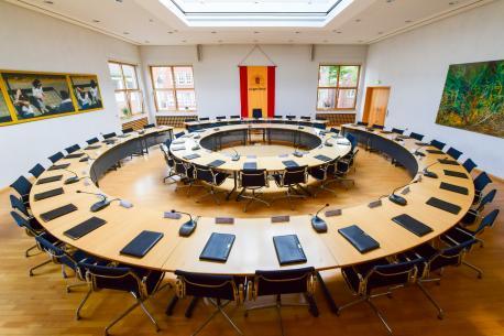 Ratssitzungssaal der Stadt Lingen (Ems)