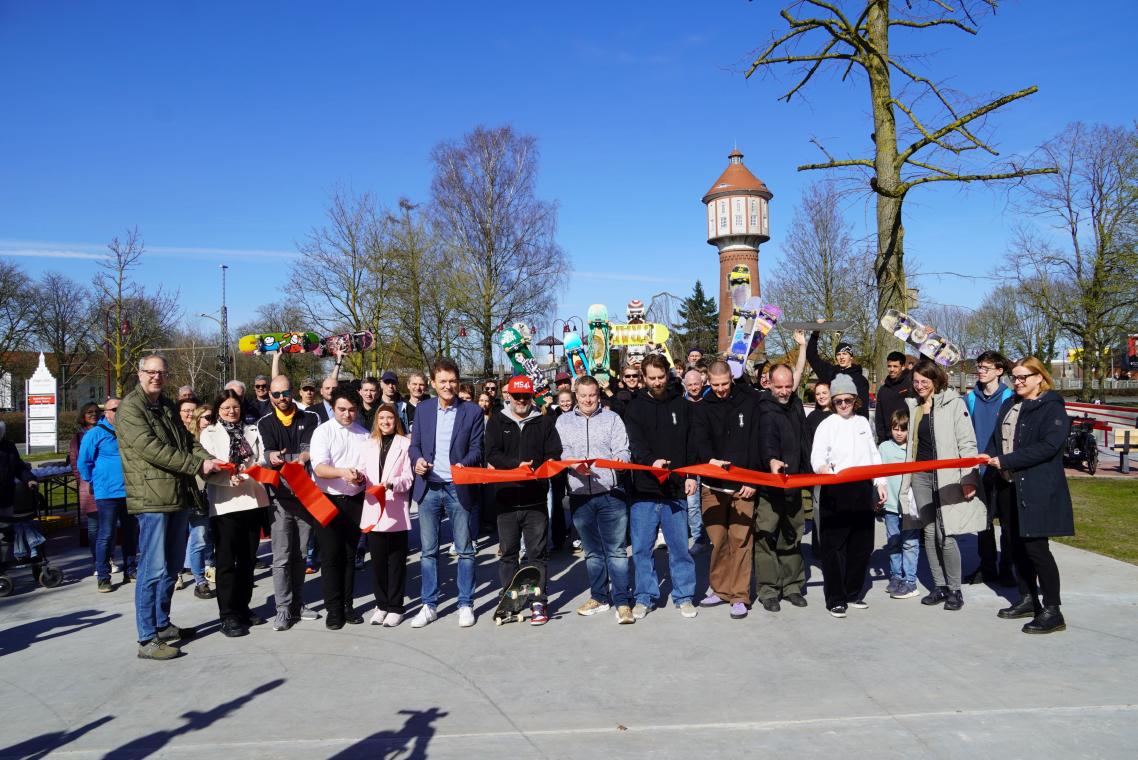 Skatepark am Wasserturm neu er&ouml;ffnet
